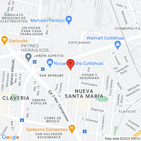 Clinica Dental Cuitlahuac map