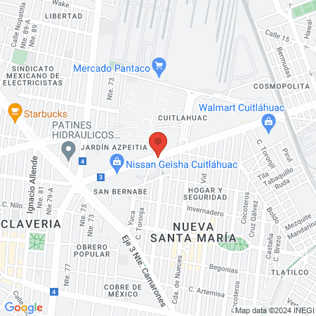 Mi Consultorio Cuitláhuac map