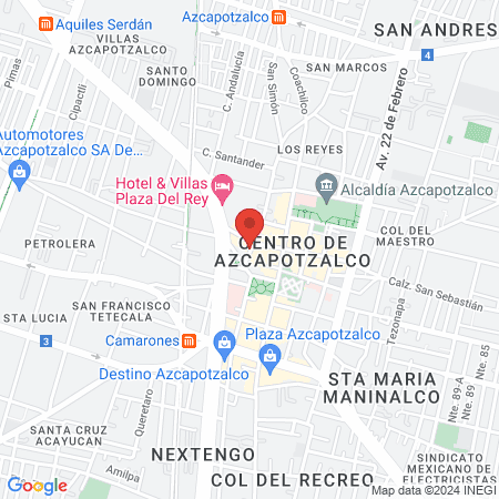 Dentista Azcapotzalco map