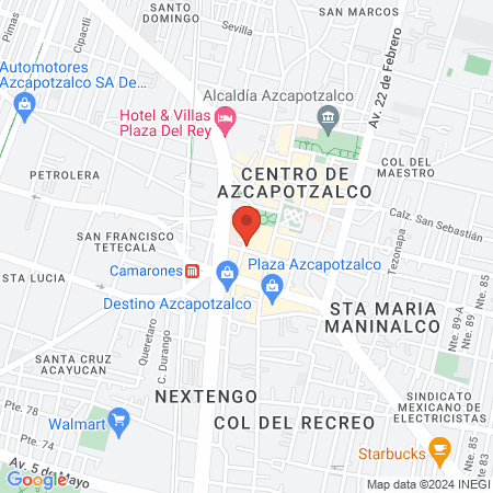 Estética Reforma map