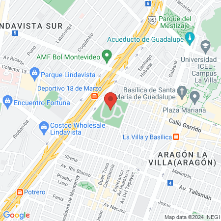 Deportivo 18 de Marzo map