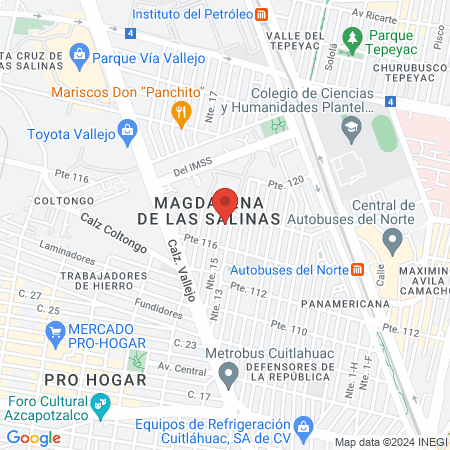 Neurocirugía Dr. Genaro Zendejas map