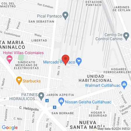 WuauWash consultorio veterinario map