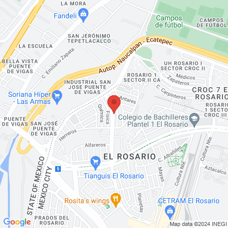 Queens barbería & estética map