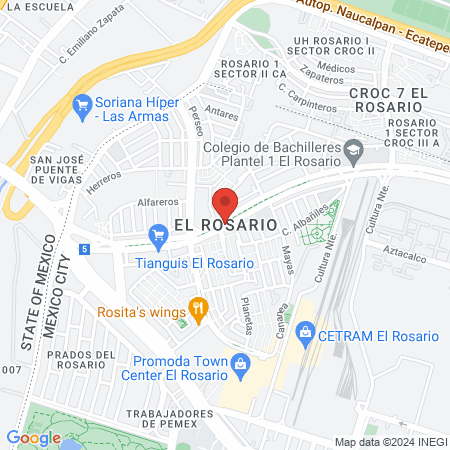 Nadia González Medicina Interna map