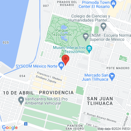 Estética Evelia map