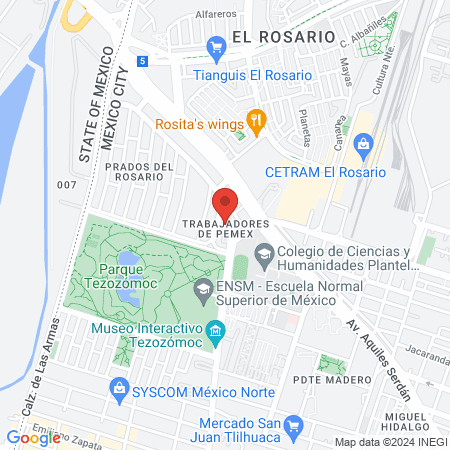 "Cuervos" Barber shop map