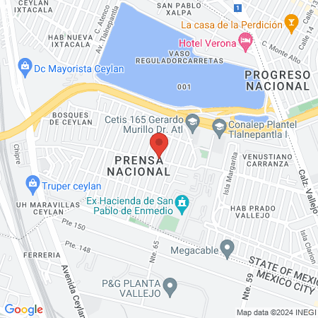 Ciervo Negro Barber map