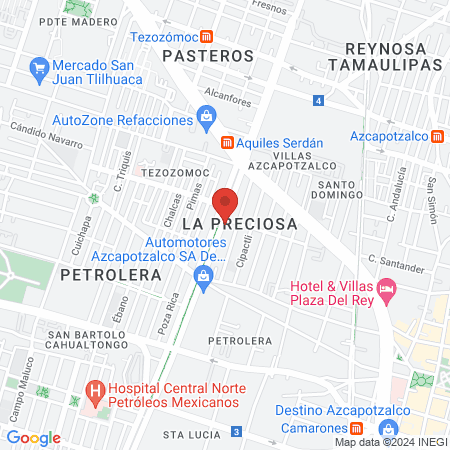 Salon de belleza map