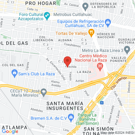 Inyecciones "Luz" map