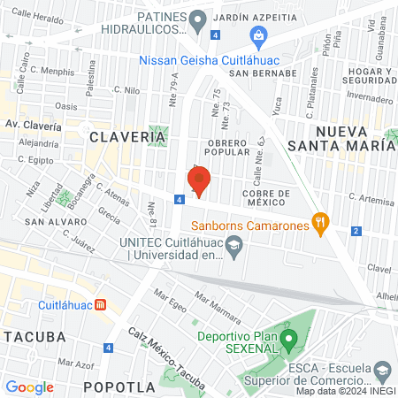 Consultorio homeopatico map