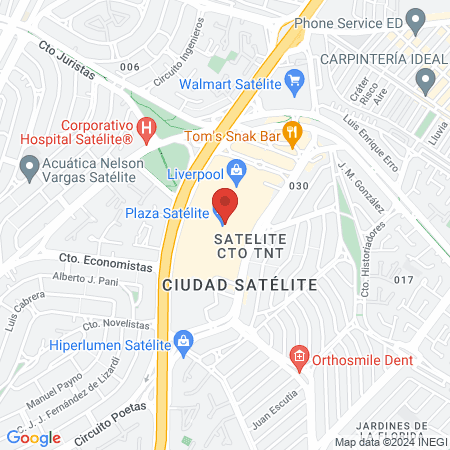 Planet Fitness Satélite map