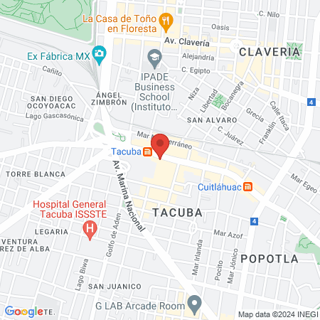 Consultorio medico veterinario tacuba map