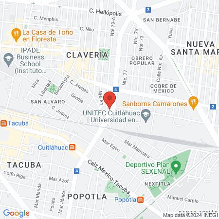 Lelelash Beauty Bar Spa map