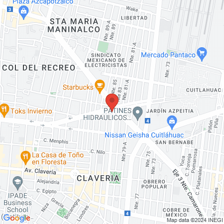 ISABELLA SALÓN DE UÑAS map