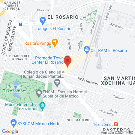 Dra. Mayra Rodriguez Campos map