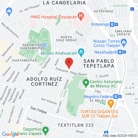 Relaxing Therapy, Masajes profesionales y cuidado de la piel. map