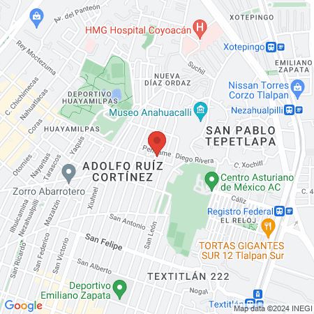 clínica veterinaria map