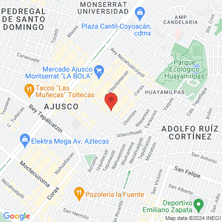 Servicio Médico Veterinario map