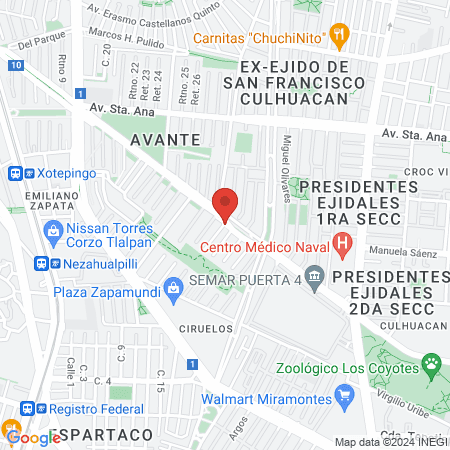 Endurance Training México map