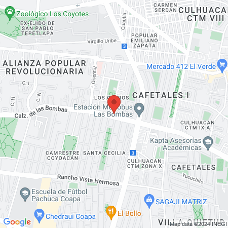 Lic. Héctor Ordaz Ramírez, Fisioterapeuta map