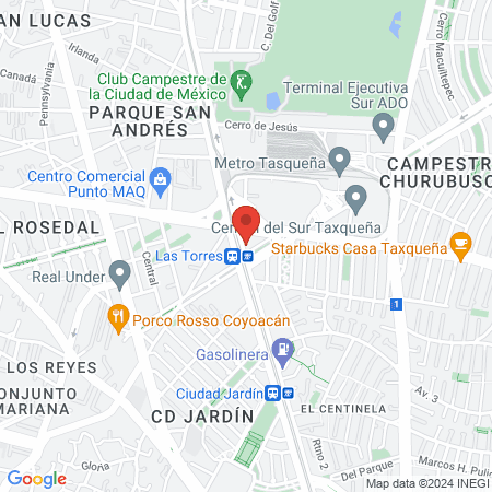 Fitness Space Taxqueña map