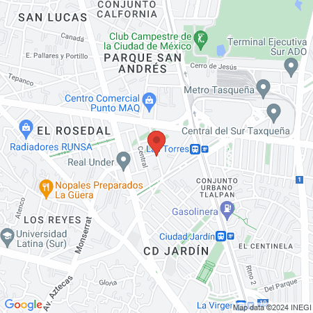 Laura Nenetzin Flores Palomo Dentista Coyoacán map