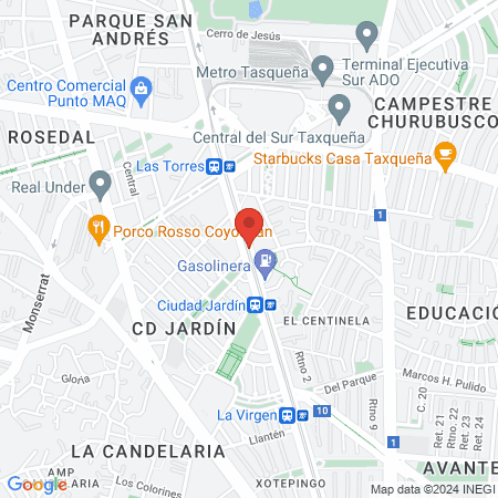 American Rooster Tour map