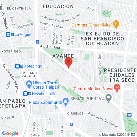 Elite Vidal Esteticas - Salón de Belleza map