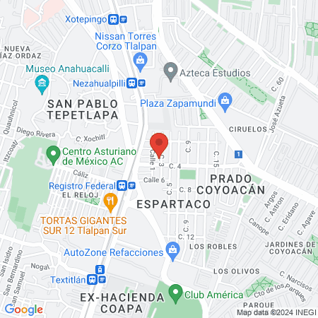 Peluquería danny map