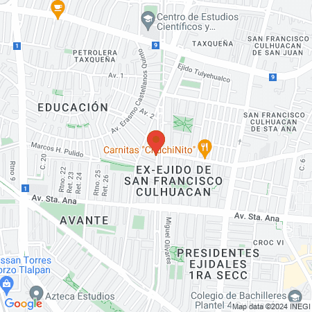 Wellness spa ejidos map