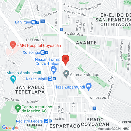 Sanchez Lopez Paulin Javier Dr map