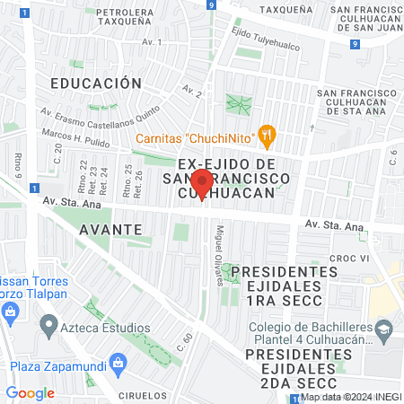 Servicios Médicos Veterinarios map