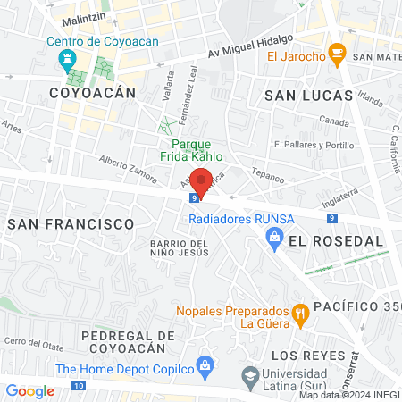 Estetica Mas Vida map