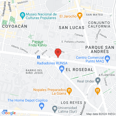 Dental fix Coyoacán map