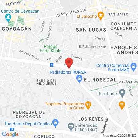 Administración Médica Tauro map