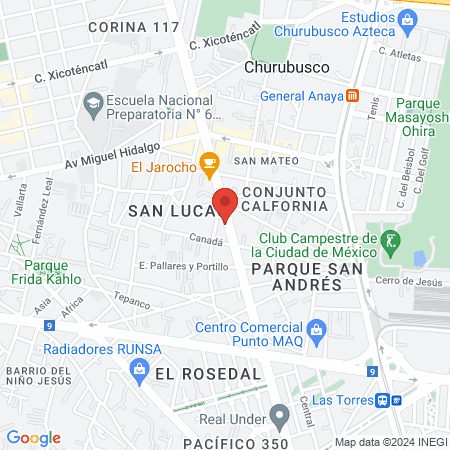 St Joseph Medicos map