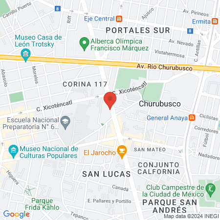 Venta de Gelipet en veterinaria Coyoacan map