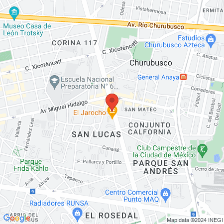 Especialidades Dentales División map