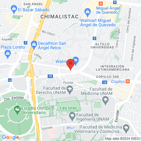 Depilación Mint&Honey Universidad map