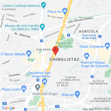 mándarin wellness & spa map