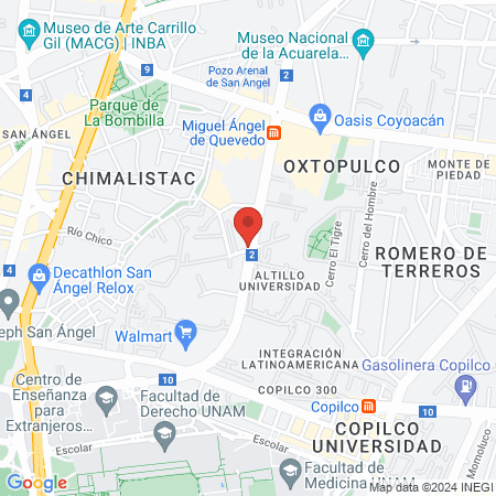 Dr. Juan Alberto Sámano Maldonado map