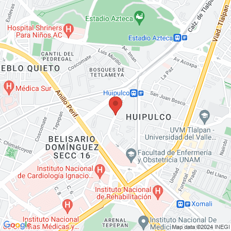 Depilación Láser CDMX Tlalpan map