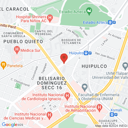 Dra. Alejandra Trujillo Rodríguez, Psiquiatra map