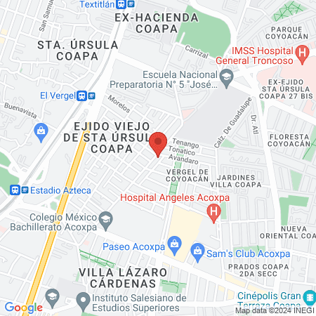 LTF Magui Escalona Coapa map