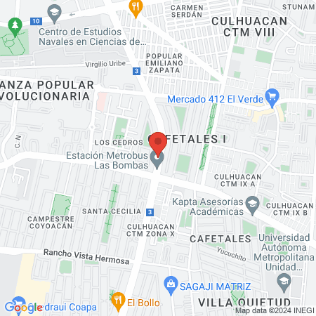 Mi Consultorio Cafetales map