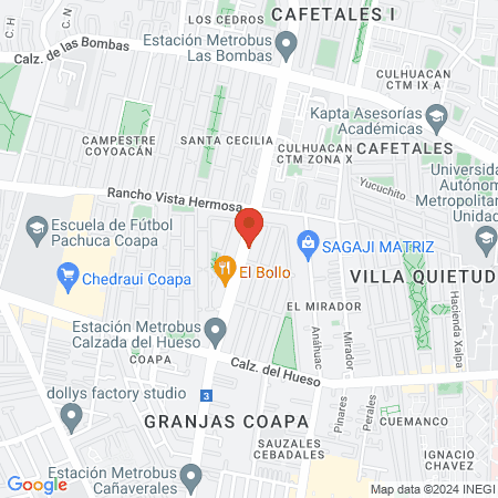 Clínica de Especialidades Dentales OSAM map