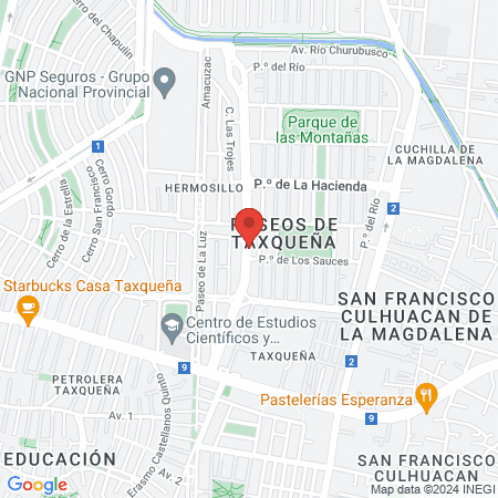 Spa Professional Care map