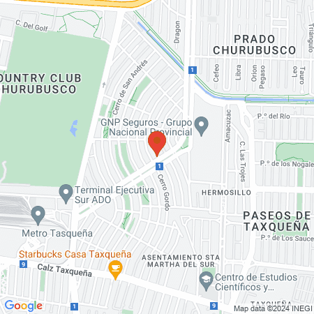 ESPECIALIDADES MEDICAS "LAS TORRES" map