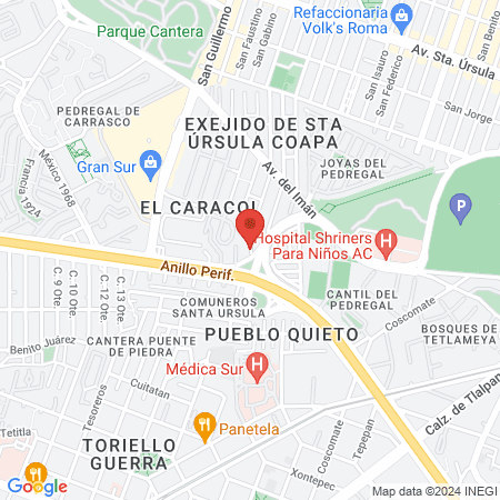 Medicina del Deporte y Rehabilitación Física Dr. Takeshi map